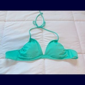 Never worn Victoria Secret bikini top in teal
